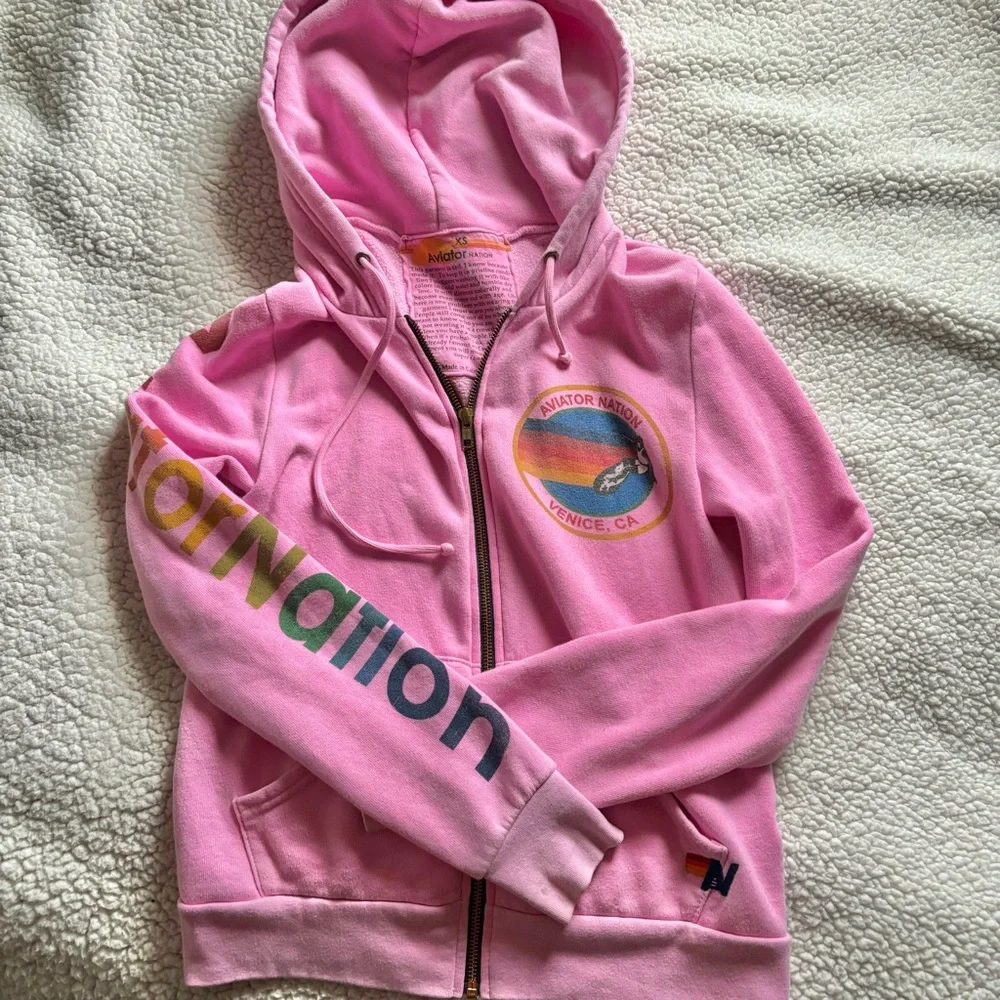 Aviator nation pink jacket - Picture 1 of 4
